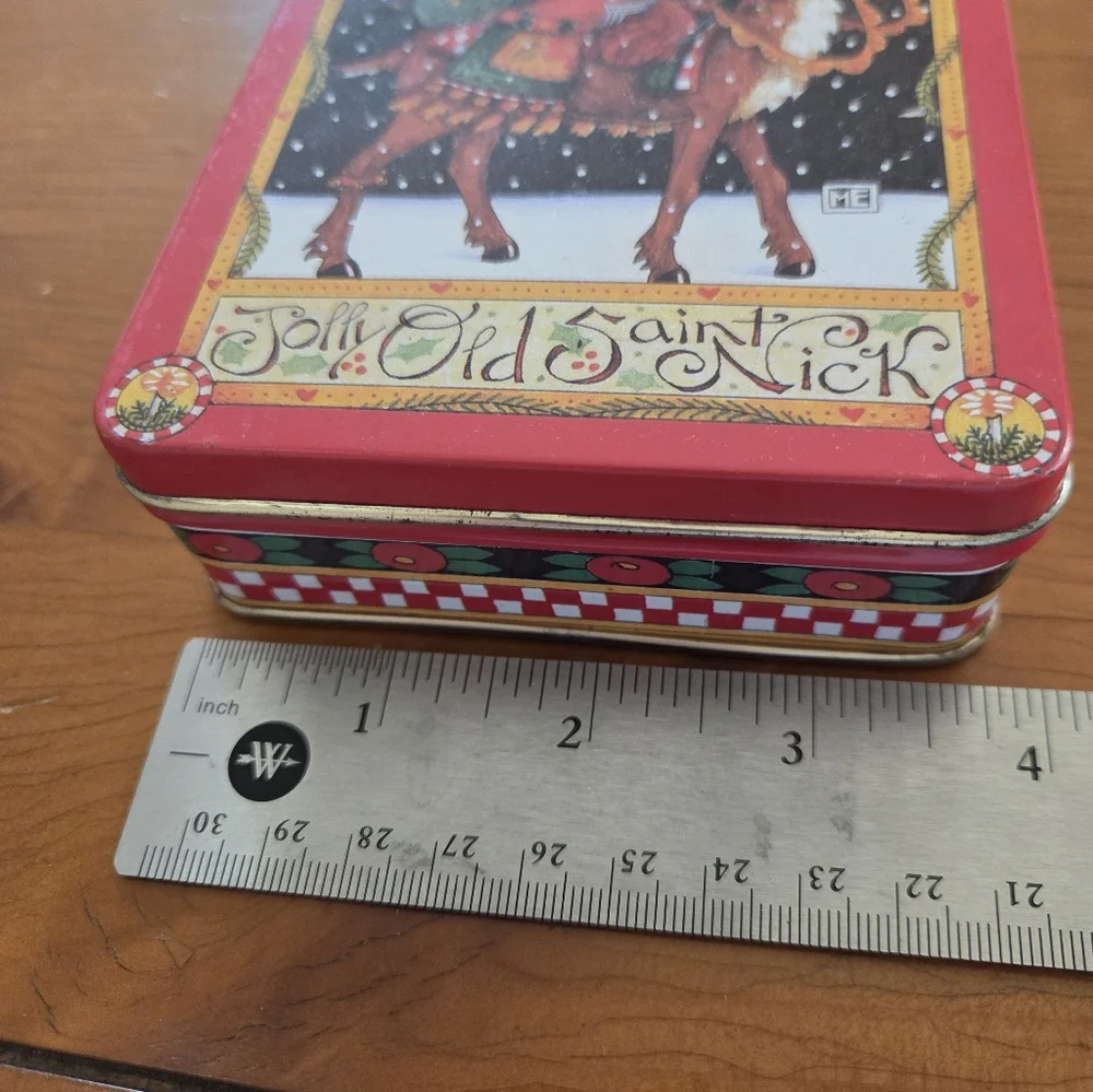 Mary Engelbreit Jolly Old Saint Nick Tin